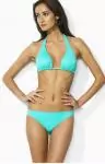 2019U ralph lauren swimwear abordable femmes polo bikini rl6002 cyan